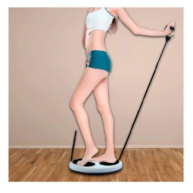 PACK12 PLATAFORMA FUNCIONAL DE ABDOMEN CON LIGAS FIT NEGRO - 2