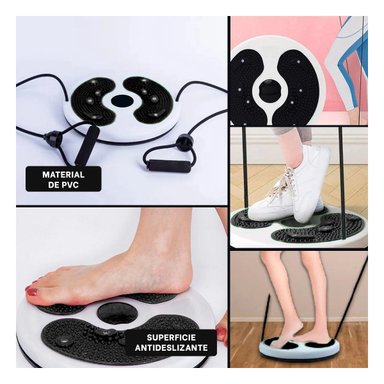 PACK6 TWISTER PARA CASA DE ABDOMEN CON LIGAS FIT NEGRO Y+PAPEL REGALO - 3