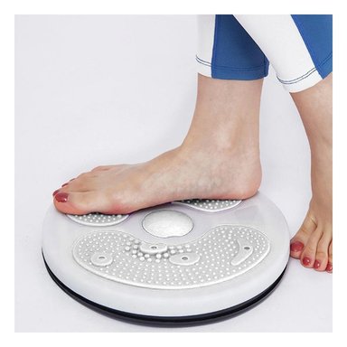 PACK6 DISCO FUNCIONAL DE ABDOMEN CON LIGAS FIT BLANCO Y+REGALO STICKER - 3