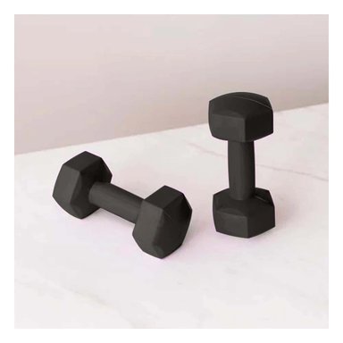 PESA COMPACTA NEGRO 3 KG PARA ENTRENAMIENTO Y+PAPEL REGALO - 5