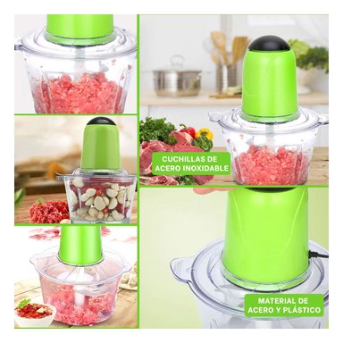 MAQUINA MULTIFUNCIONAL DE ALIMENTOS 2L VERDE POTENTE Y DURADERA Y+POST IT - 1