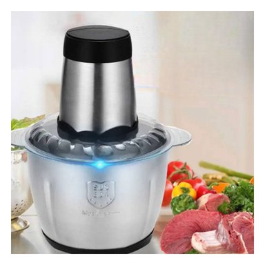 PACK2 PROCESADOR MULTIFUNCIONAL 3L PLATEADO POTENTE Y MODERNO PARA COCINA Y+PAPEL REGALO - 5