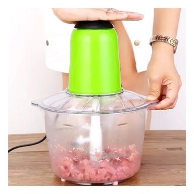 PACK4 PICADORA COMPACTA DE ALIMENTOS 2L VERDE MODERNA PARA COCINA - 2