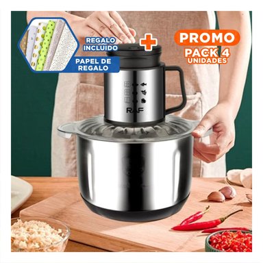 PACK4 HERRAMIENTA DE COCINA RAF PICATODO ELECTRICA Y POTENTE Y+PAPEL REGALO - 1