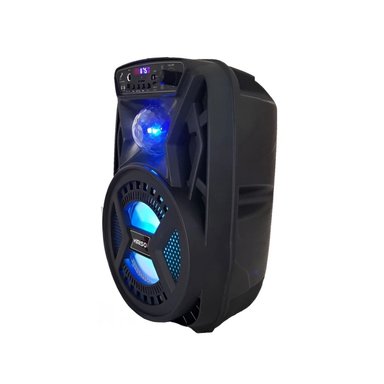 PACK4 EQUIPO NEGRO DE 6.5 PULG CON MICROFONO DE PLASTICO Y LUZ LED PARA EVENTOS Y+PAPEL REGALO - 3