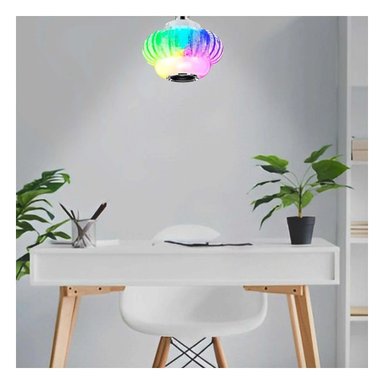 PACK2 BOMBILLA LED BOCINA BLUETOOTH SMART MUSICAL PARA JARDIN Y PATIO Y+PAPEL REGALO - 5