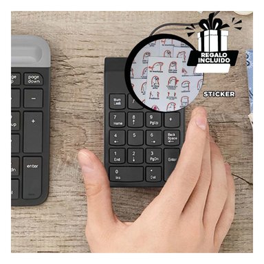 PACK6 CALCULADORA HUNTER NUMERICA NEGRO DURADERO PARA ESTUDIANTES CONTABILIDAD Y+PAPEL REGALO - 2