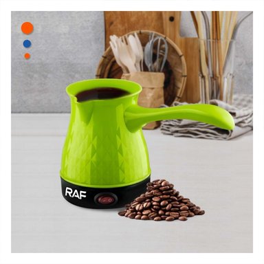 PACK2 DISPOSITIVO PARA CAFE TURCO VERDE 500ML EN PLASTICO Y ACERO INOXIDABLE - 3