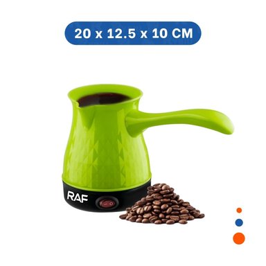 PACK2 DISPOSITIVO PARA CAFE TURCO VERDE 500ML EN PLASTICO Y ACERO INOXIDABLE - 4