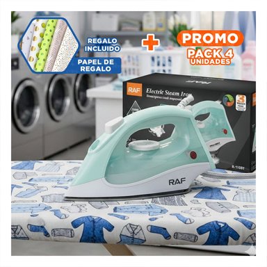 PACK4 APARATO DE ACERO INOXIDABLE 500ML VERDE Y PLASTICO TURCO PARA REGALAR Y+PAPEL REGALO - 1