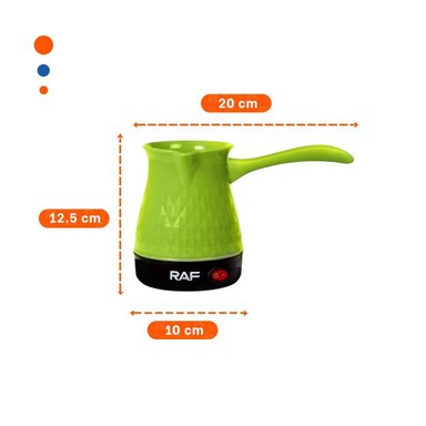 PACK12 APARATO VERDE 500ML DE PLASTICO Y ACERO INOXIDABLE TURCO PARA EL AREA - 4