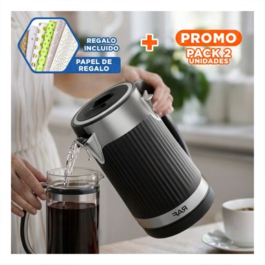 PACK2 EQUIPO DE ACERO INOXIDABLE 500ML TURCO VERDE Y PLASTICO PARA LA GENTE Y+PAPEL REGALO - 1