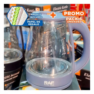 PACK6 ACCESORIO DE PLASTICO VERDE TURCO Y ACERO INOXIDABLE 500ML PARA GUSTO Y+PAPEL REGALO - 1