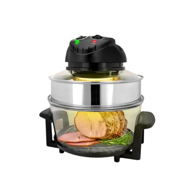 FREIDORA GOURMET 8 EN 1 PARA COCINA MODERNA TRANSPARENTE Y COLOR NEGRO 12 LITROS Y+LIGAS REGALO - 3