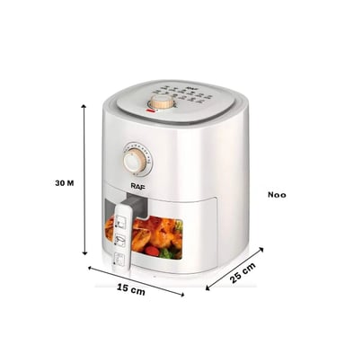 PACK2 COCINA DE AIRE 4L PARA PREPARAR PAPAS Y POLLO CROCANTE BLANCO - 4