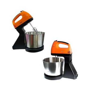 PACK4 LICUADORA DE COCINA 2L PEDESTAL CON TAZON COLOR NARANJA Y+PAPEL REGALO - 3