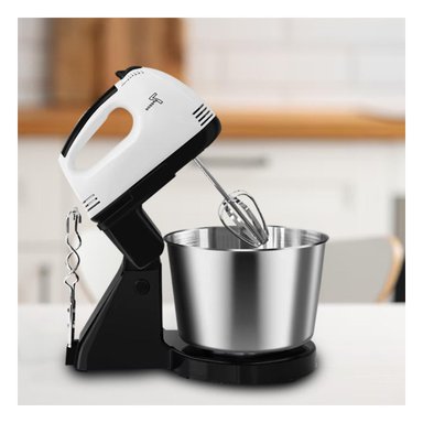 LICUADORA MODERNA PEDESTAL CON TAZON BLANCO 2L PARA MEZCLAR INGREDIENTES Y+PAPEL REGALO - 3