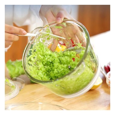 PACK2 PICADOR 3L PARA CORTAR VERDURAS Y FRUTAS COLOR NEGRO Y+REGALO STICKER - 3
