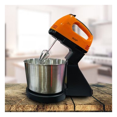 PACK2 LICUADORA MULTIFUNCIONAL PEDESTAL CON TAZON 2L COLOR NARANJA PARA COCINA - 3