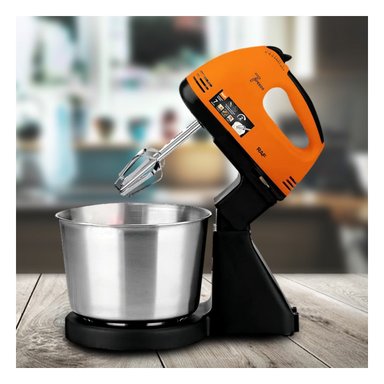 PACK2 LICUADORA MULTIFUNCIONAL PEDESTAL CON TAZON 2L COLOR NARANJA PARA COCINA - 5