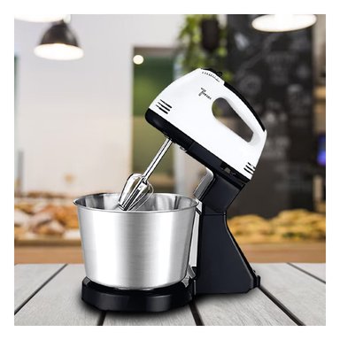 PACK6 BATIDORA COMPACTA PEDESTAL CON TAZON BLANCO 2L PARA COCINA Y REPOSTERIA Y+PAPEL REGALO - 2