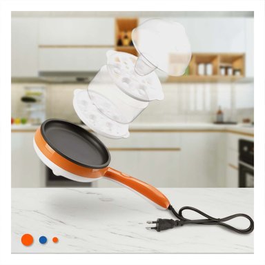 FREIDORA 2 EN 1 NARANJA PARA PREPARAR COMIDAS RÁPIDAS Y+LIGAS REGALO - 2