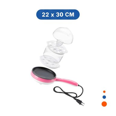 PACK2 SISTEMA AVANZADO DE CALOR EN PAVA 2 EN 1 ROSADA FREIDORA PARA MUCHA COMIDA - 4