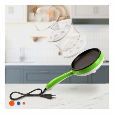 JARRA FREIDORA EFICIENTE VERDE LIMON CON BASE GIRATORIA PARA USO EN COCINA Y+LIGAS REGALO - 2