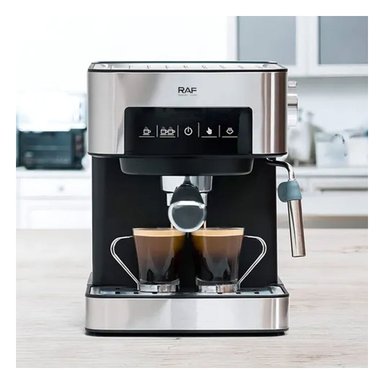 CAFETERA DIGITAL 1.6L COLOR PLATEADO PARA LA CASA Y OFICINA - 1