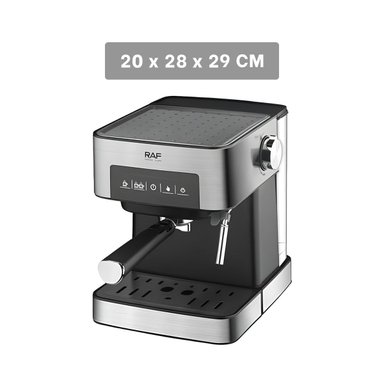 CAFETERA DIGITAL 1.6L COLOR PLATEADO PARA LA CASA Y OFICINA - 4