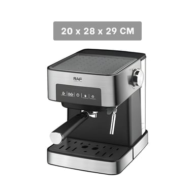 PREPARADORA DE CAFÉ DIGITAL 1.6L METÁLICA PARA LA COCINA COLOR PLATEADO Y+REGALO STICKER - 4