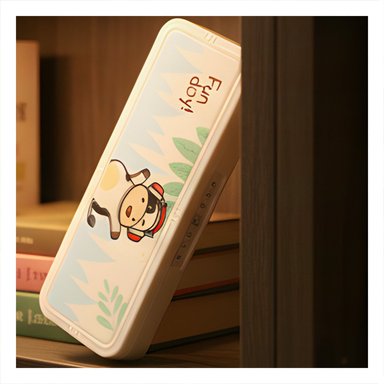 PACK4 NECESER JUVENIL VACA BEIGE CON CLAVE 2 NIVELES SEGURO Y+PAPEL REGALO - 5