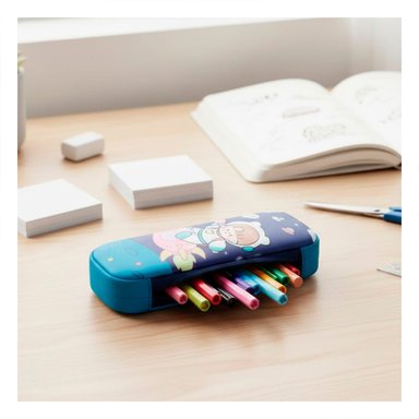 PACK6 ACCESORIO FUNCIONAL ASTRONAUTA EN COHETE AZUL ALTO RELIEVE CON CAPACIDAD Y+PAPEL REGALO - 5