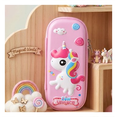 PACK6 ACCESORIO MODERNO UNICORNIO ROSADO ALTO RELIEVE CON ESTILO ATRACTIVO - 2