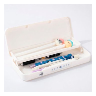 LAPICERA PRACTICA CONEJO Y REJAS BEIGE CON CLAVE 2 NIVELES Y+LIGAS REGALO - 3