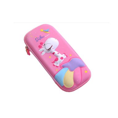 PACK4 ACCESORIO INFANTIL JIRAFA ROSADO ALTO RELIEVE CON DISENO LINDO PRACTICO Y+PAPEL REGALO - 3