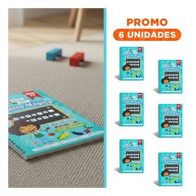 PACK6 PRODUCTO CELESTE CUADERNO MAGICO PARA USO ESCOLAR - 1