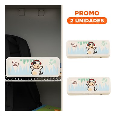 PACK2 LAPICERA JUVENIL VACA BEIGE CON CLAVE 2 NIVELES ESCOLAR - 1