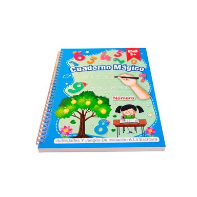 PRACTICO CUADERNO AZUL MAGICO PARA DIBUJO CREATIVO Y+REGALO STICKER - 3