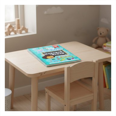 LIGERO CUADERNO CELESTE MAGICO PARA USO DIARIO - 1