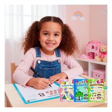 COLOR AZUL CUADERNO MAGICO PARA NOTAS ESCOLARES Y+LIGAS REGALO - 2