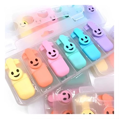 PACK6 HAPPY PASTELES CARITAS 6 COLORES SET ESCOLAR PERU ESTILO ESCOLAR - 2