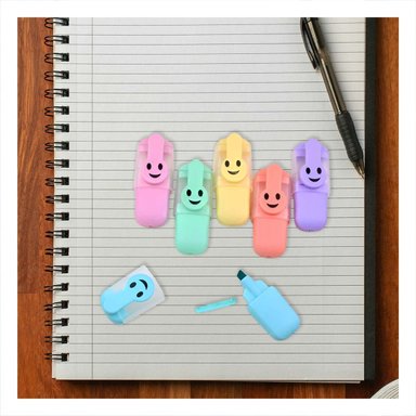 PACK6 HAPPY PASTELES CARITAS 6 COLORES SET ESCOLAR PERU ESTILO ESCOLAR - 5