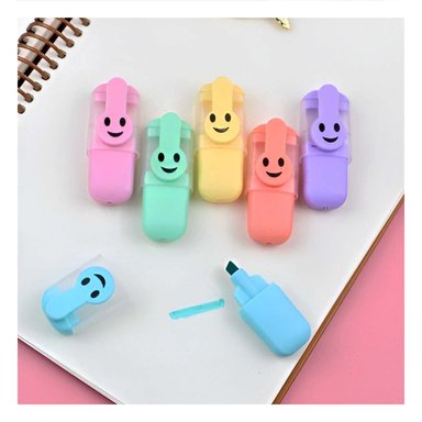 KAWAI PASTELES CARITAS 6 COLORES SET ESCOLAR PERU SET PRACTICO - 2
