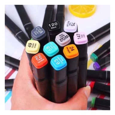 PACK4 SET DOBLE PUNTA LETTERING ARTISTICO 120 UNIDADES TOUCH Y+REGALO STICKER - 5