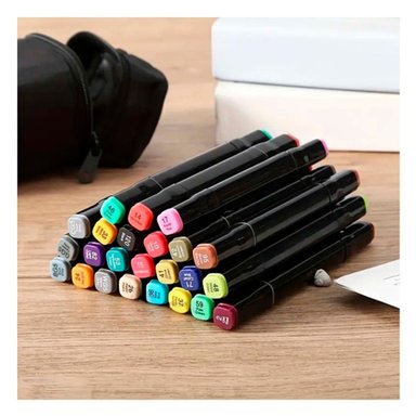 SET PROFESIONAL LETTERING ARTISTICO 168 UNIDADES DOBLE PUNTA TOUCH Y+REGALO STICKER - 2