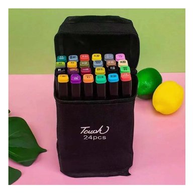 ROTULADORES PROFESIONALES LETTERING 24 UNIDADES TOUCH Y+PAPEL REGALO - 5