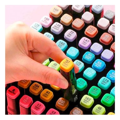 PACK4 PLUMONES DOBLE PUNTA LETTERING ARTISTICO 168 UNIDADES TOUCH - 3