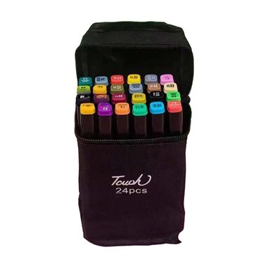PACK4 ROTULADORES DOBLE PUNTA LETTERING ARTISTICO 24 UNIDADES TOUCH Y+PAPEL REGALO - 3