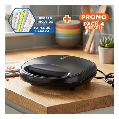 PACK4 DISPOSITIVO DE CARITAS COMPACTO PARA COCINA EN CASA Y+PAPEL REGALO - 1